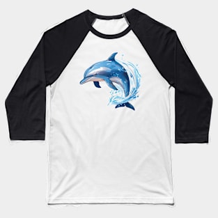 Adorable Dolphin Baseball T-Shirt